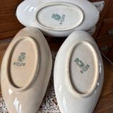 Lot de 3 raviers Terre de Fer Gien modèle Montigny