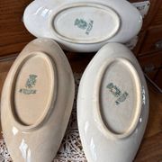 Lot de 3 raviers Terre de Fer Gien modèle Montigny
