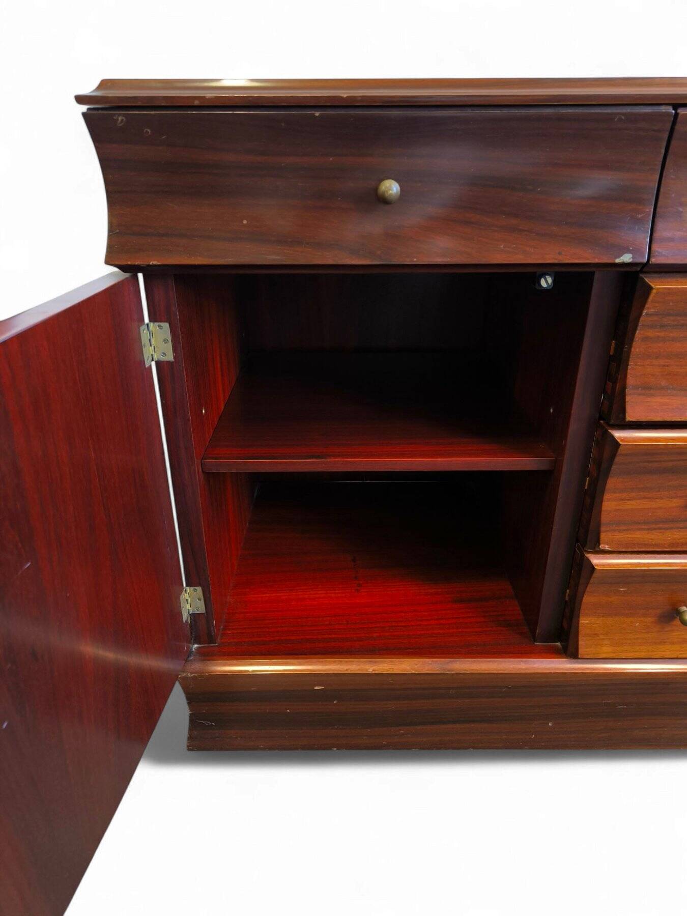 Luciano Frigerio Credenza "Tartaro" in Padouk