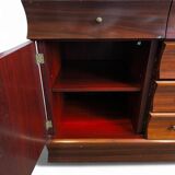 Luciano Frigerio Credenza "Tartaro" in Padouk