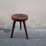 Wooden tripod stool