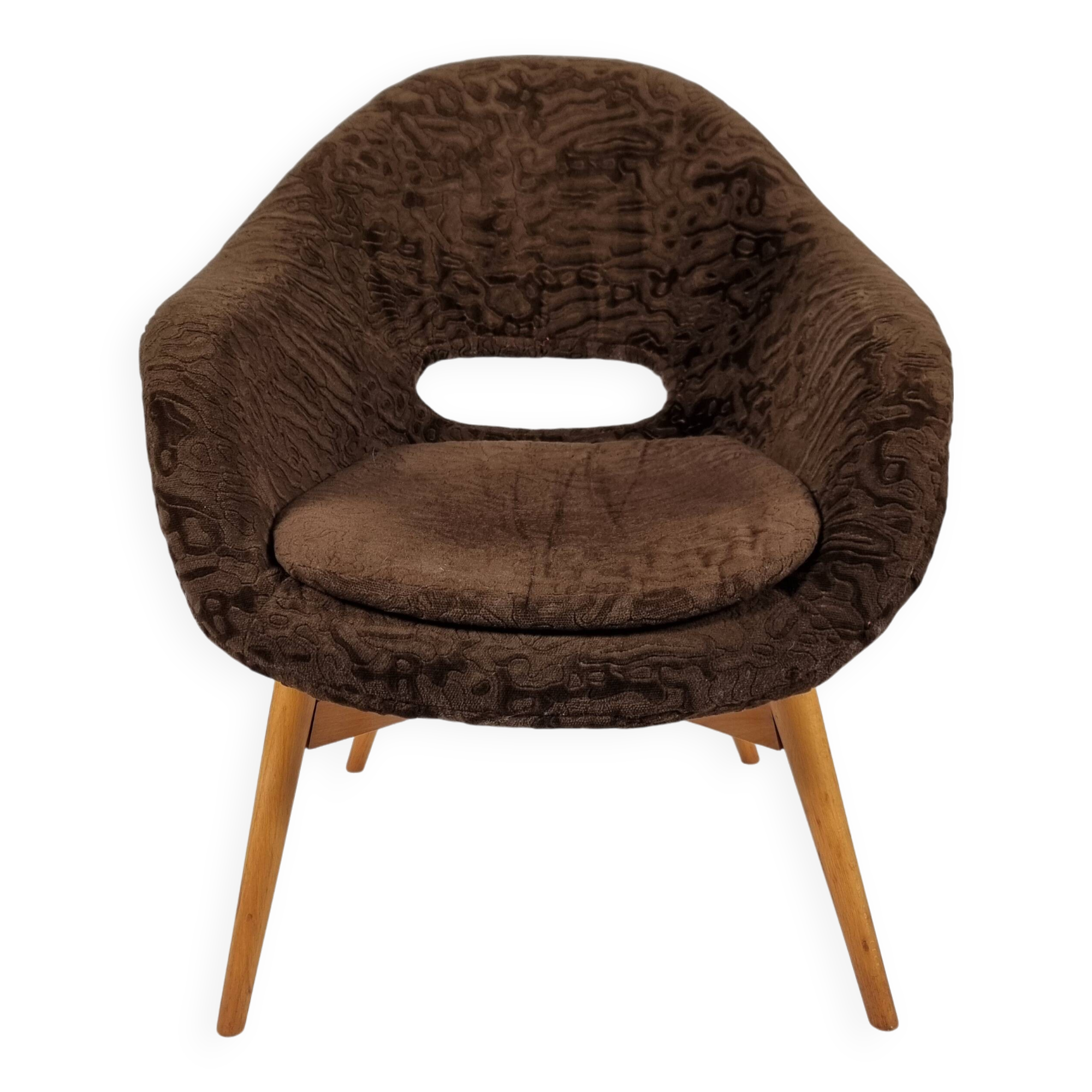Shell Armchair by Miroslav Navratil, 1960s