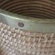 Ensemble de 3 cache-pots vintage en roseau et laiton, Italie 1970
