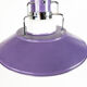 Brevettato space age hanging lamp in opal glass and metal italy 70s