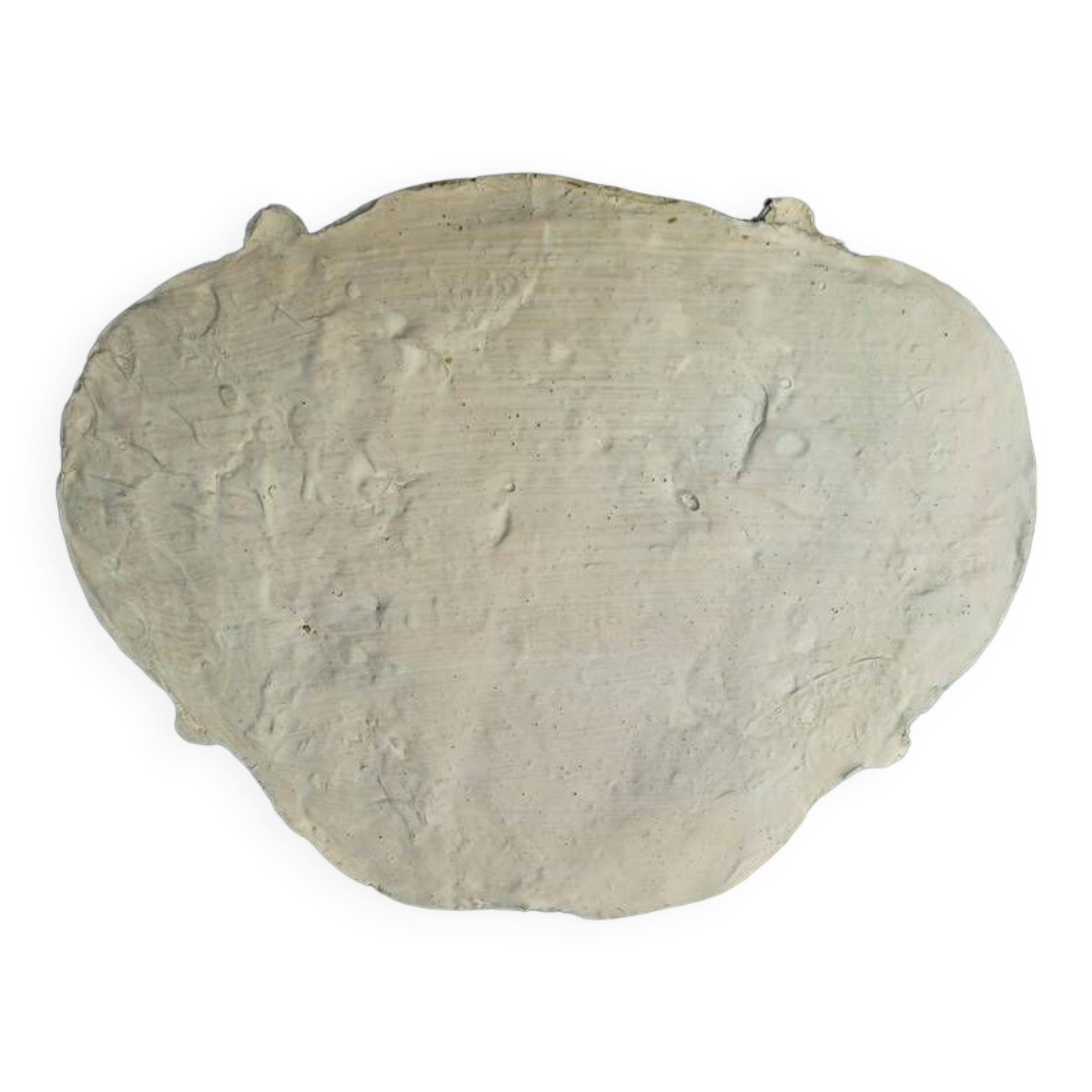 Louis XVI pediment with plaster low relief roses