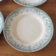 6 Flat plates in Iron Earth Moulin des Loups model Wilbur Lot 4