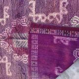 Moroccan carpet boujad purple - 182 x 305 cm