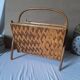 Porte revue vintage en chataignier