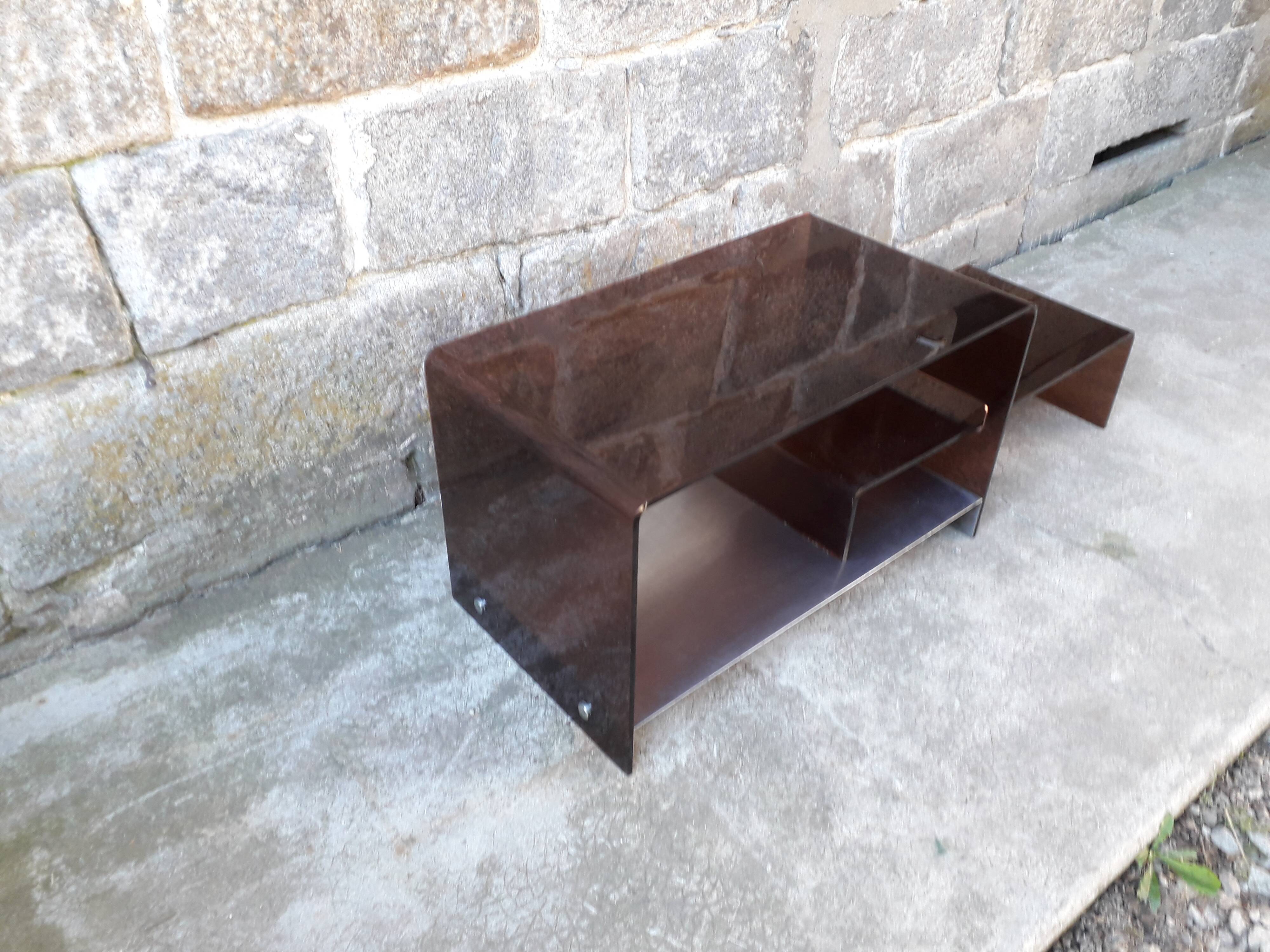 Vintage Plexiglas coffee table