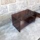 Table basse vintage en plexiglas
