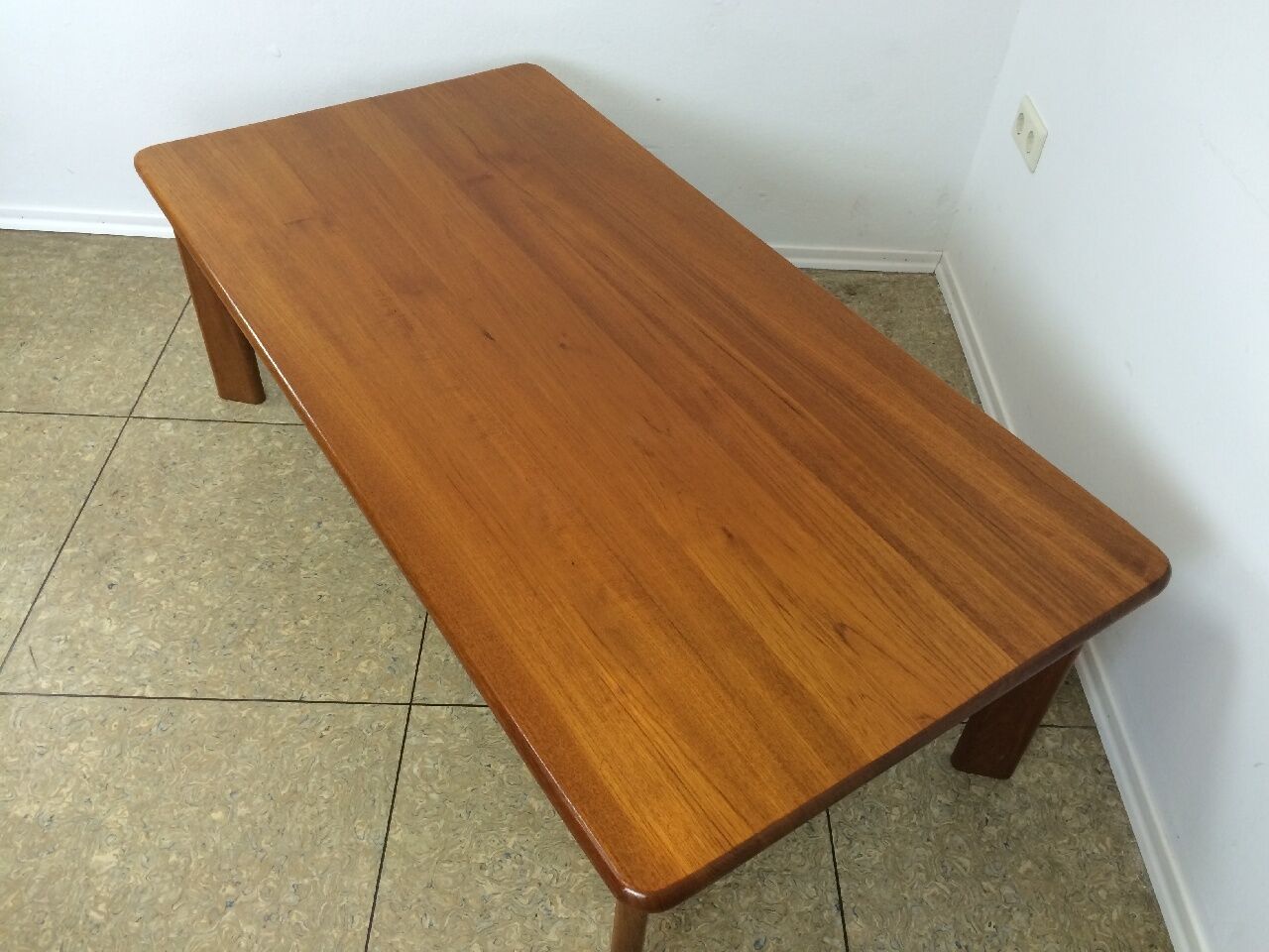 70s teak coffee table