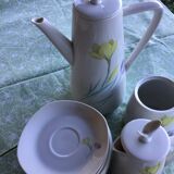 Coffee service 1960 S.F.P French porcelain company
