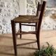 Old wooden country chair.