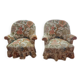 Vente 2 fauteuils crapaud