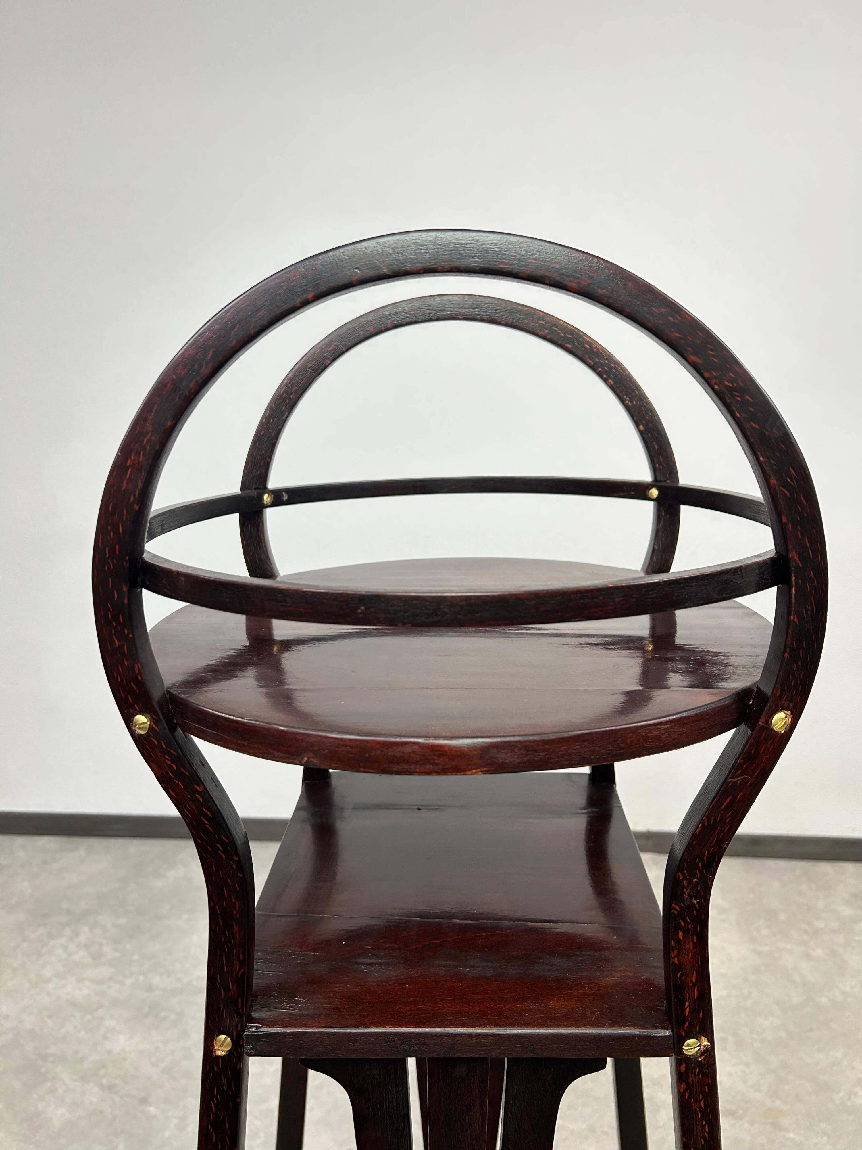Plant stand Secession no.9532 by architect Marcel Kammerer for Thonet