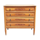 Commode art déco années 30 en bois massif