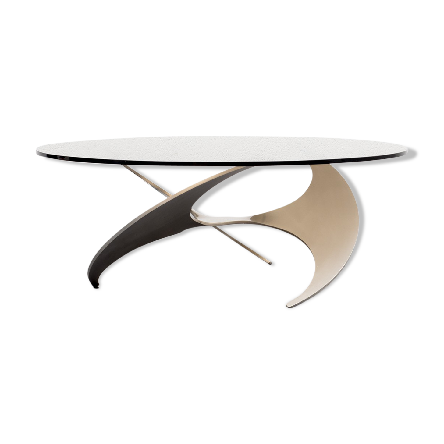 Table basse Propeller Knut Hesterberg pour Ronald Schmitt années 60