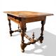 Louis XIV writing table/desk, light oak, 18th century.