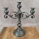 Antique chandelier in stamped tin – 3 branches