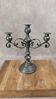 Antique chandelier in stamped tin – 3 branches