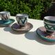 3 ceramic shells Robert Picault Vallauris Vintage