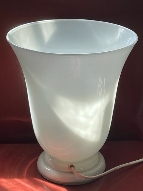 Lampe vasque opaline style art déco