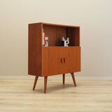 Teak bookcase, Danish design, 1970s, production: Denka