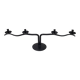 Black metal candlestick Hysteria