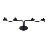 Black metal candlestick Hysteria