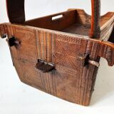 Antique Traditional Handmade Children's Crib Museum object Balkans 1890