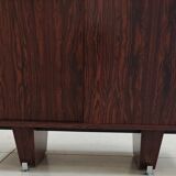 Rosewood and chrome sideboard, 60's