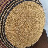 Old round African basket
