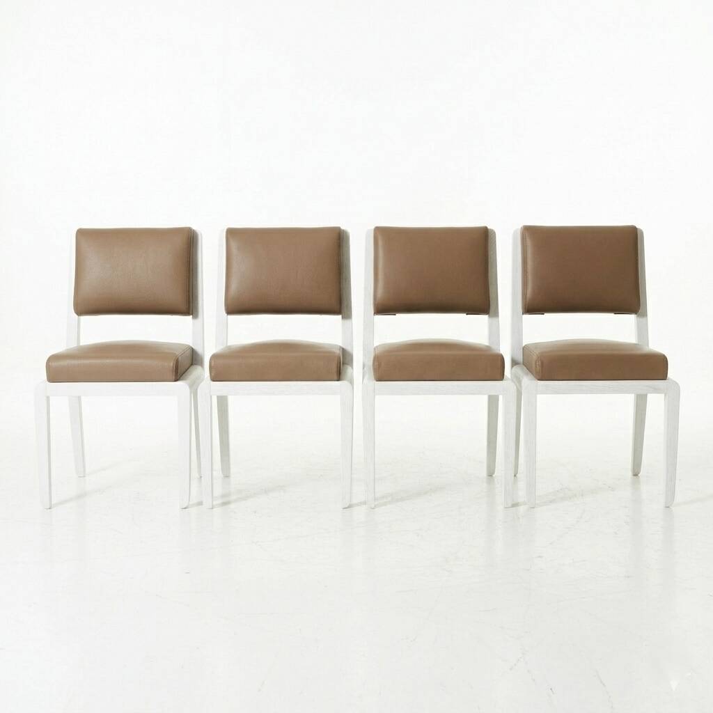 Set of 4 "Kittal" chairs stamped Van Rossum - Design by Xavier Dohr, Netherlands