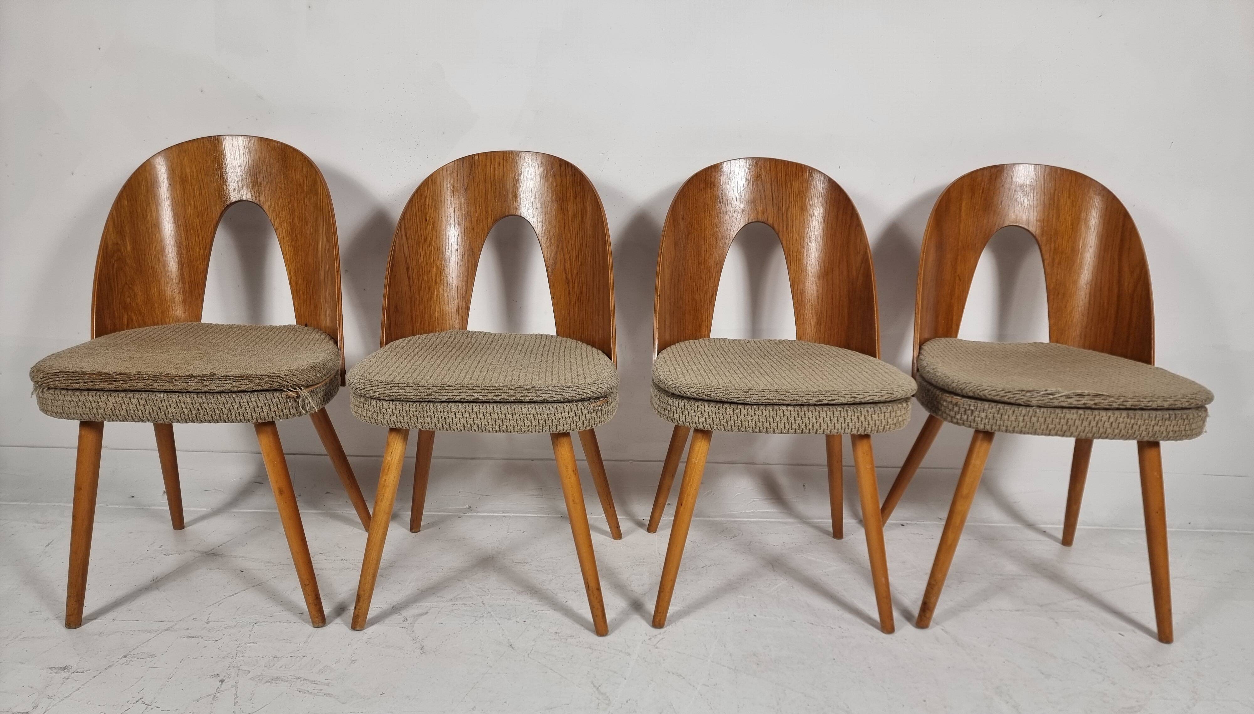 Vintage Chairs by Antonin Suman, 1960s, Set of 4