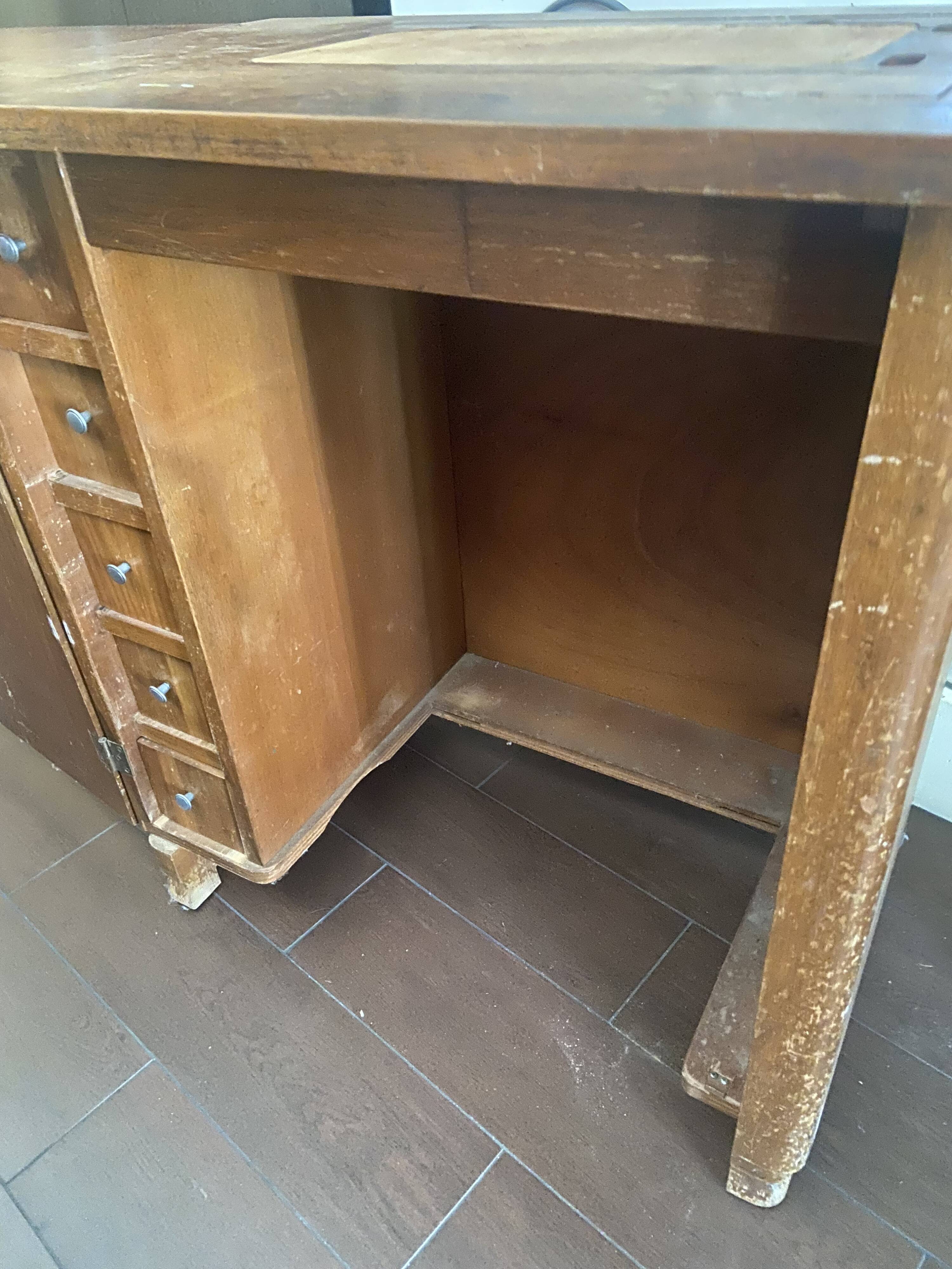 Vintage dressmaker's furniture in its original condition