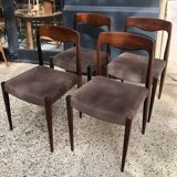 4 Scandinavian chairs from the 60s