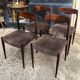 4 chaises scandinaves années 60