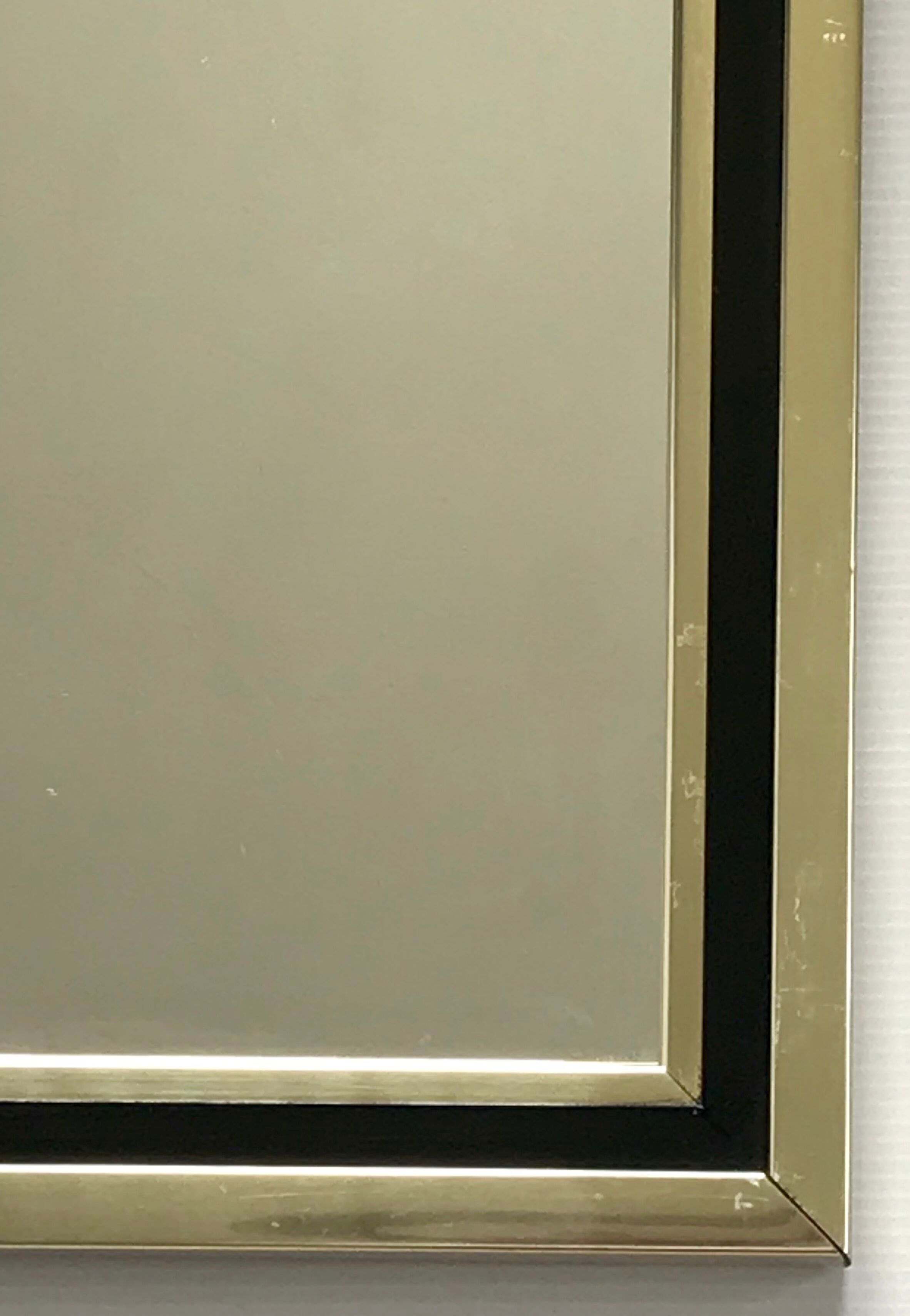 Golden vintage mirror 46x46cm