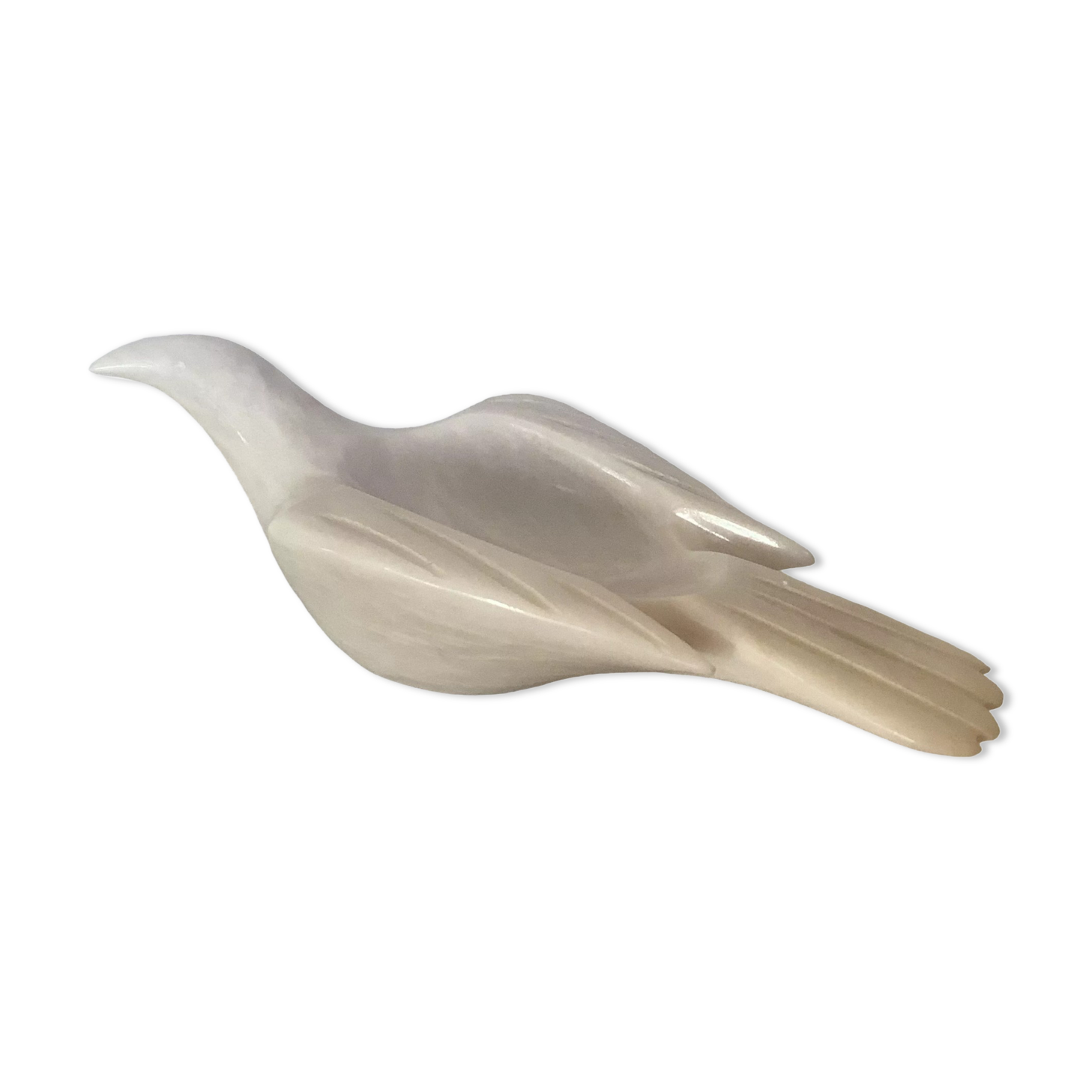 Marble bird empty pocket