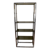 70s chrome steel shelf