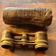 Theater binoculars early 20th century - Crocodile case