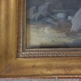 Alphonse de Saint-Beaussant (born in 1842) Pastel on paper mounted on canvas - Sinner