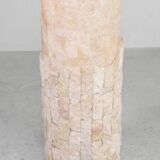 Maitland Smith 80's pink marble column