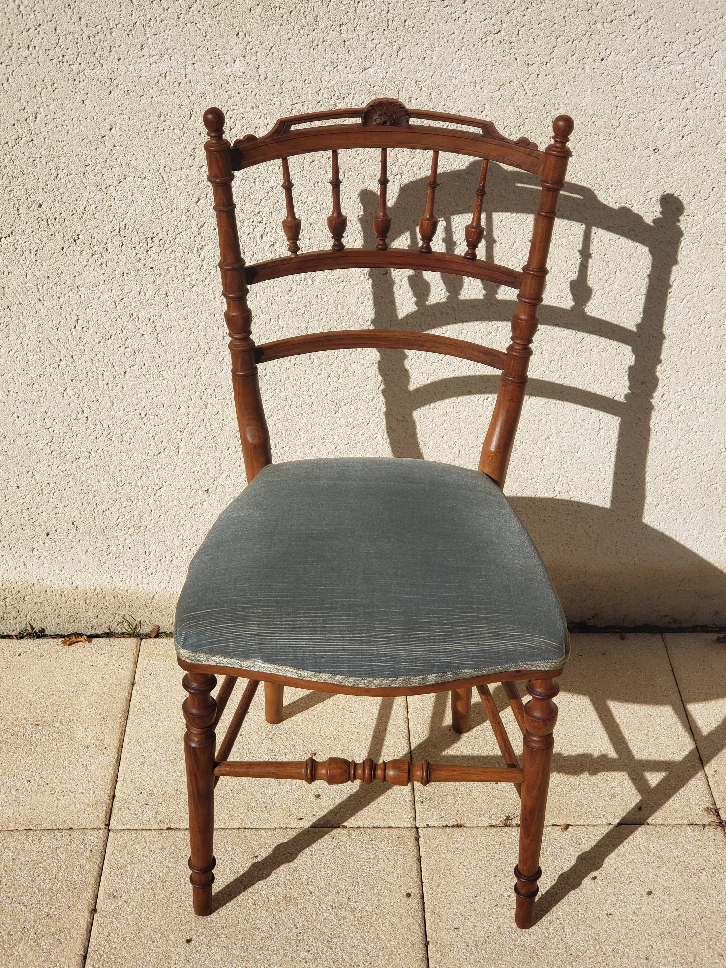 2 chaises anciennes style Napoléon III