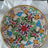 Decorative Floral Plate by Jose Royo Vilar, Spain