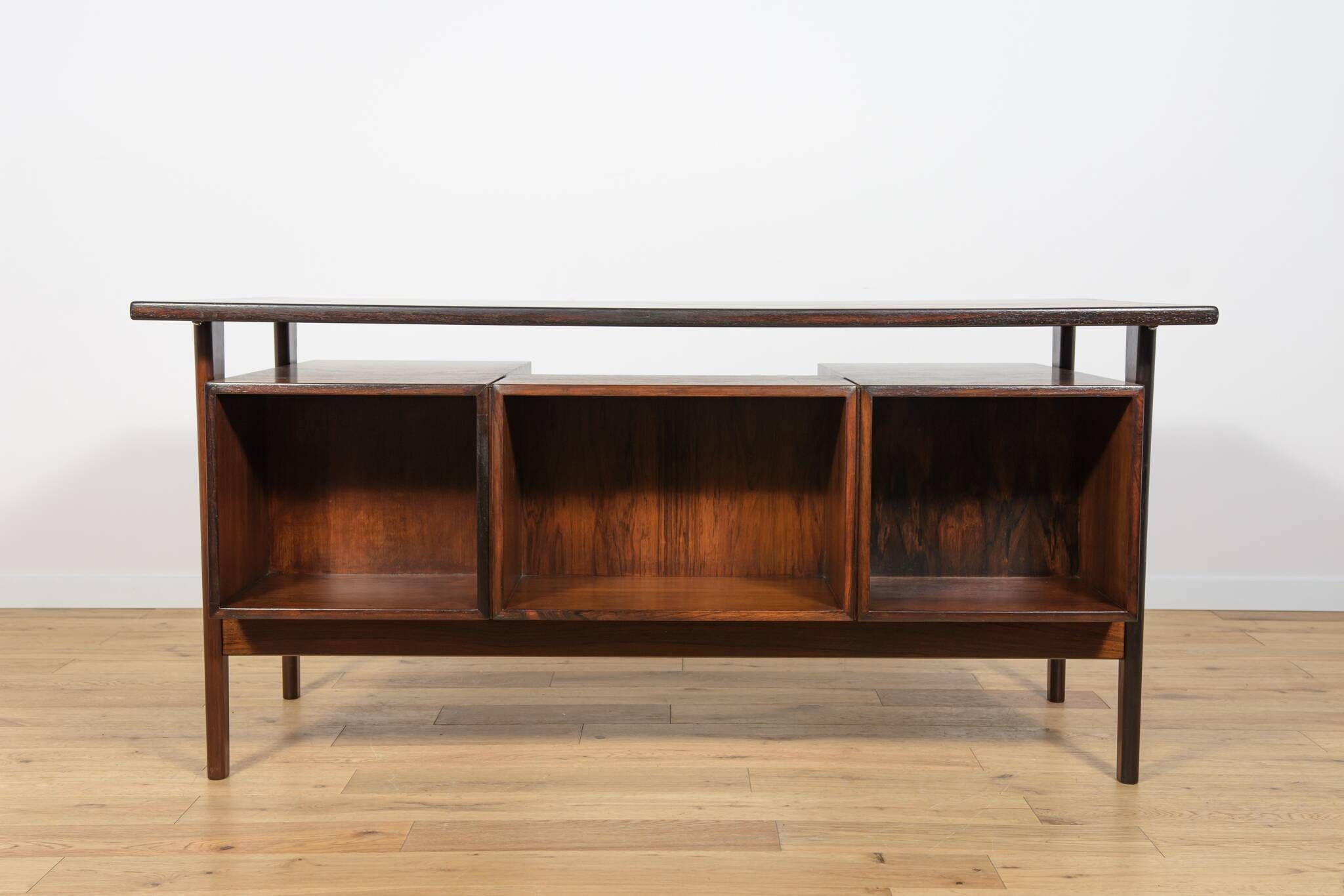 Mid-Century Freestanding Rosewood Desk by Kai Kristiansen for Feldballes Møbelfabrik, 1960s