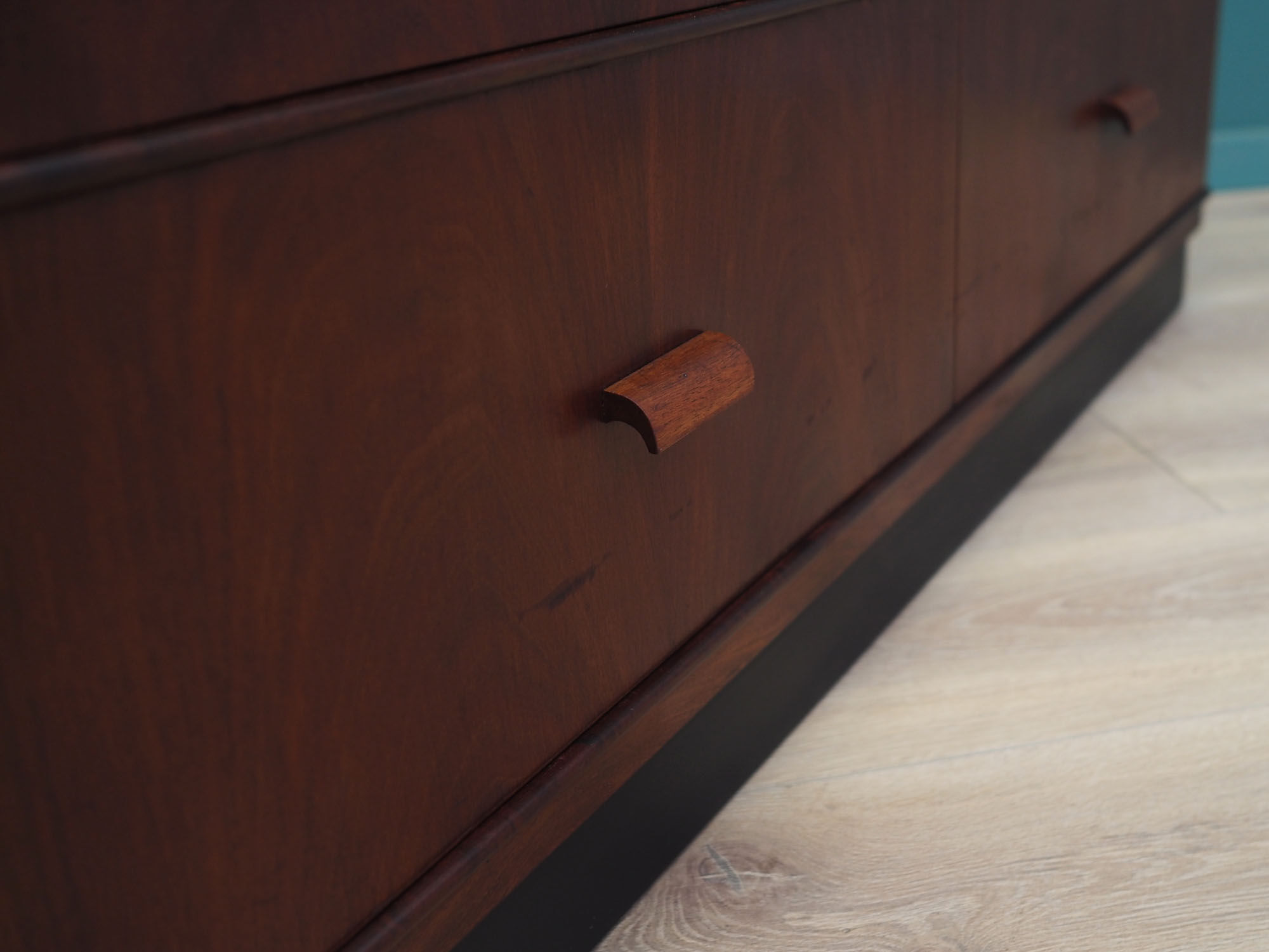 Mahogany wardrobe, Danish design, 1970s, production: Denmark