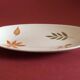 Petit plat longchamp feuilles d'automne vintage 70'
