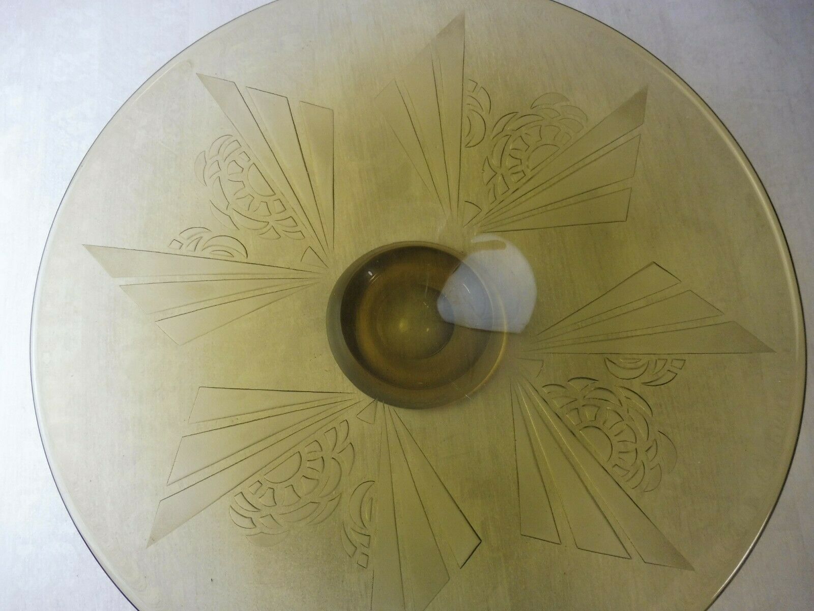 Cup, acid-engraved glass, A Delatte