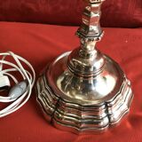 Silver bronze hot water bottle lamp
